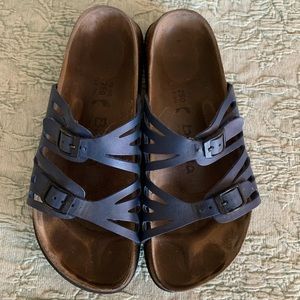 BETULA Women's BIRKENSTOCK Slide GRACE navy blue Sandals women’s Size 8